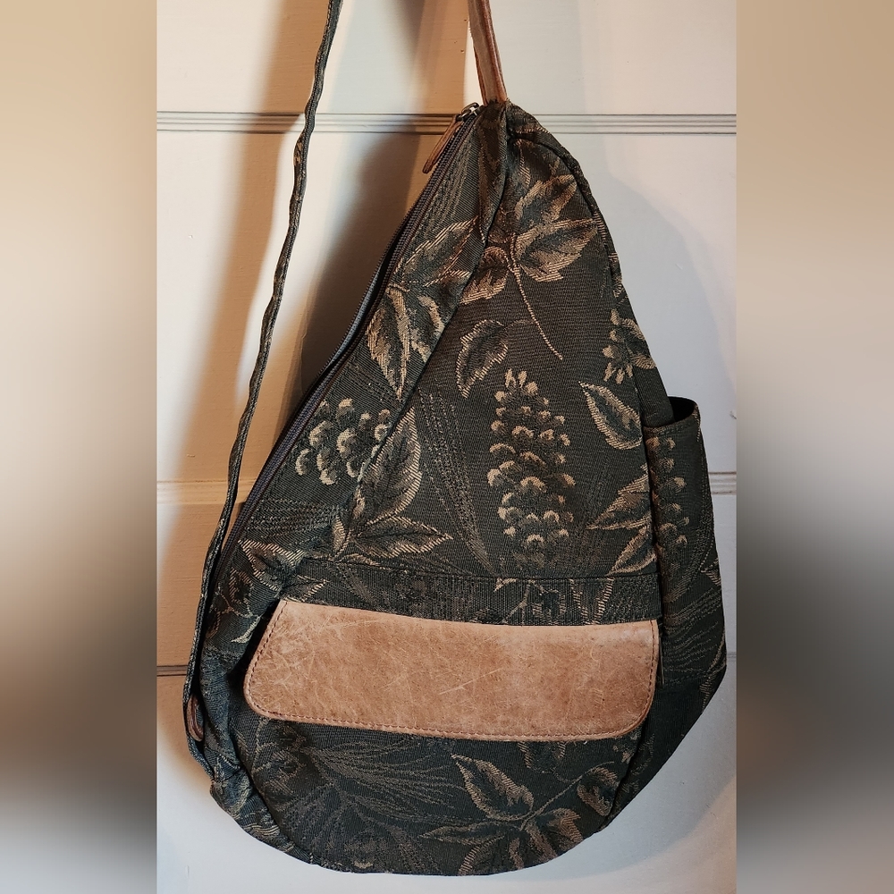 Vintage 90s L.L.Bean Ameribag Sling Bag, Green